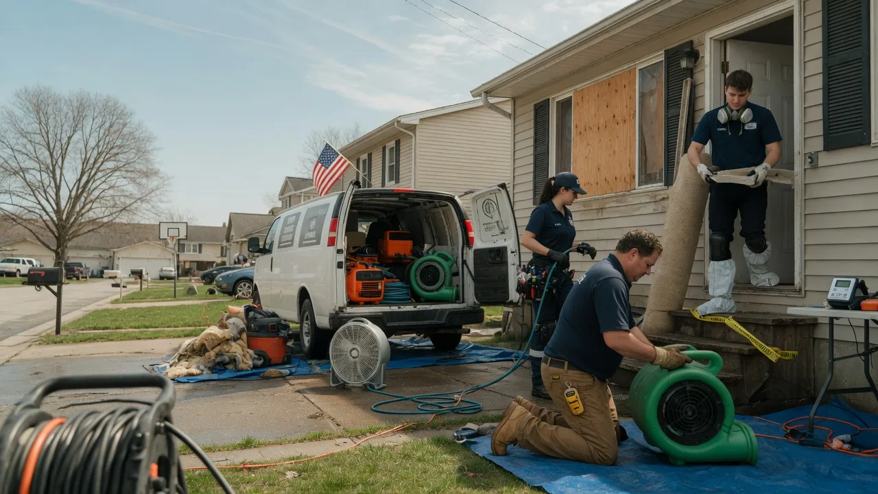 Water Damage Restoration in Barstow, IL near me